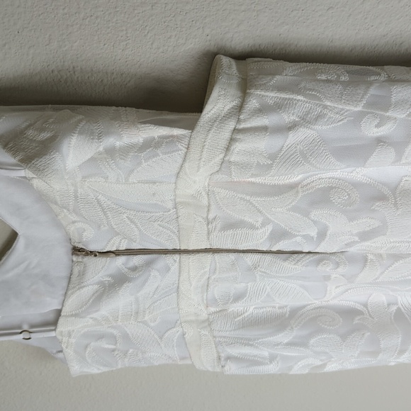 Show Me Your Mumu Claire Cut Out Dress Women's Small White Lace Midi Dre… - Picture 4 of 12